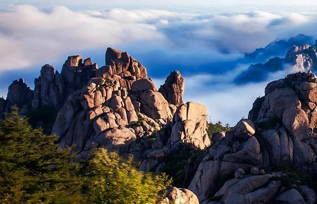 崂山主峰高度