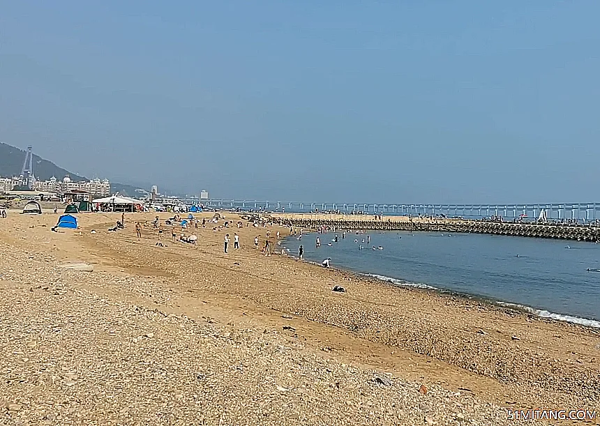 大连景点:星海湾海水浴场