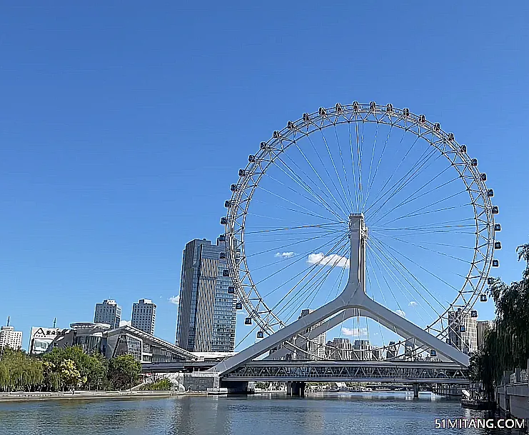 天津旅游景点:天津之眼摩天轮