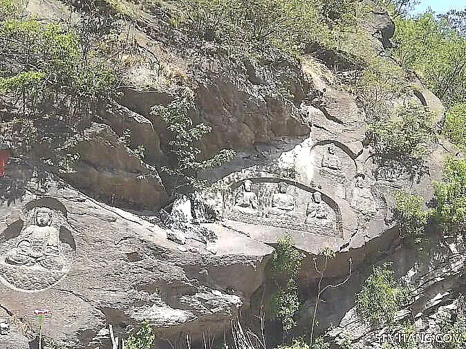 北京旅游景点:张坊大峪沟摩崖造像(