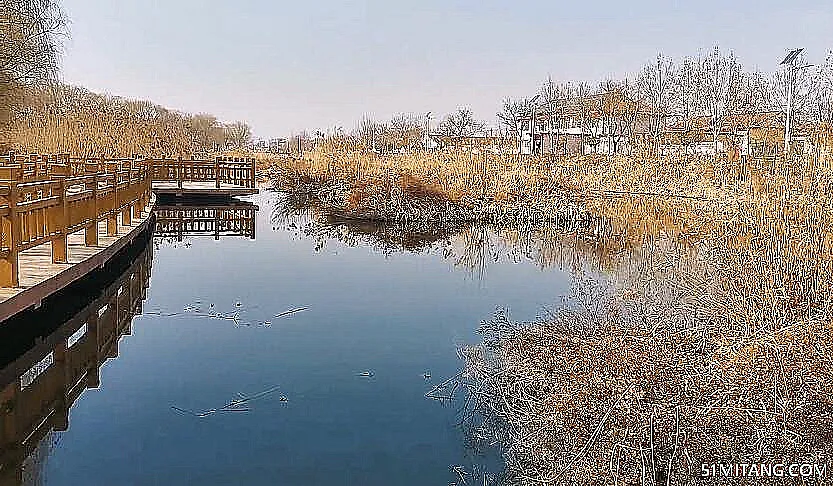 淄博景点:运粮河湿地公园