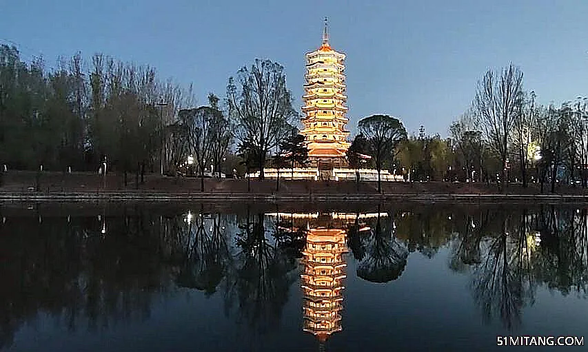 北京旅游景点:夏都公园妫川宝塔