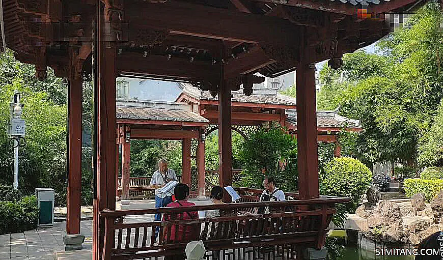 北京旅游景点:故宫玉翠亭和凝香亭