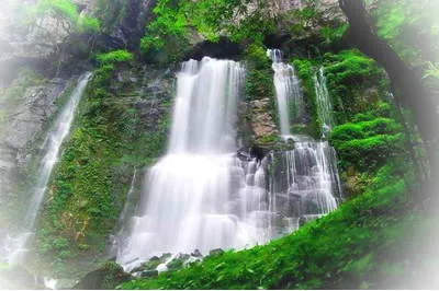 梅州龙归寨瀑布景区