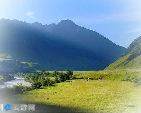 伊犁昭苏阿合牙孜沟风景区