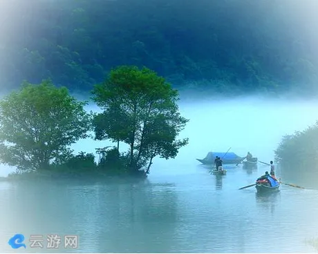 石台秋浦渔村