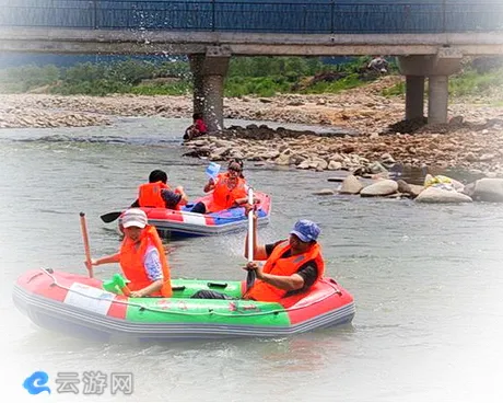 庄河蛤蜊河圣谷美地漂流