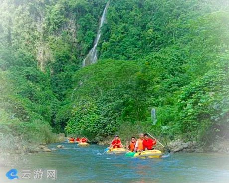 宜春明月山大峡谷漂流