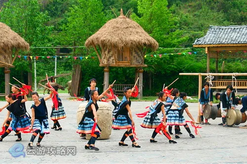 贵州荔波瑶山古寨拉片村