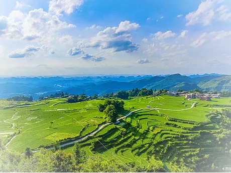 贵阳花溪高坡梯田