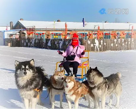 呼伦贝尔根河冷极村