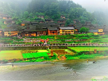 雷山郎德寨