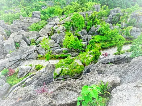 重庆万盛龙鳞石海景区